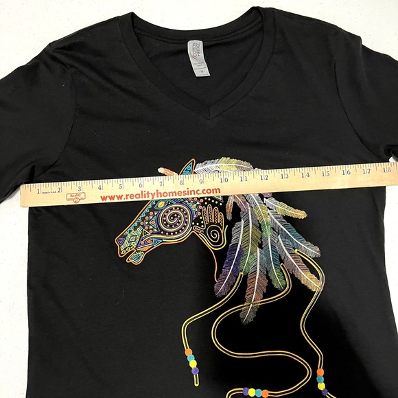 NATIVE AMERICAN RAINBOW HORSE WITH FEATHERS SEDONA, AZ SHIRT - YOUTH MEDIUM NWOT - Picture 8 of 10